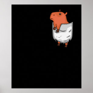 Poster Capybara Gift Men Cute Capybara Lover Capybara