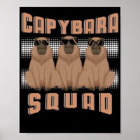 Capybara Rodent Animal Squad