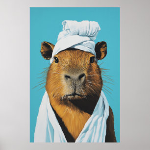 Poster Capybara Spa Day