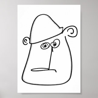 Poster Cara aleatória