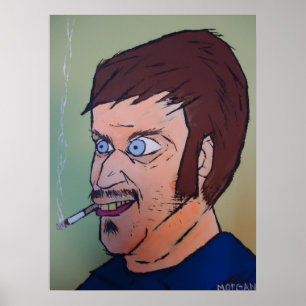 Póster Cara assustadora