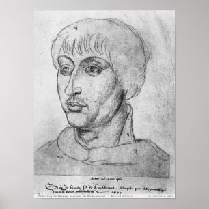 Póster Cara de Brimeu, senhor de Humbercourt