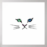 Cara De Gatinho Desenhado Com Mão Bonita