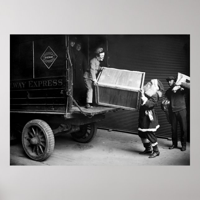 Póster Cara de Natal assustador, 1920 (Frente)