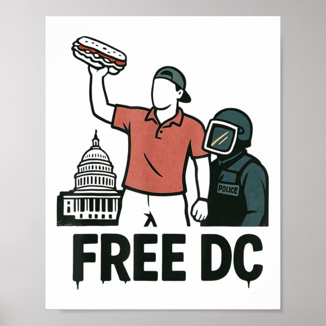 Poster Cara De Sanduíche Do Dc Cara De Sanduíche Grátis D (Frente)