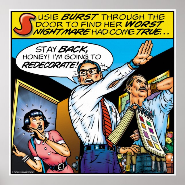 Póster Cara do decorador (Frente)