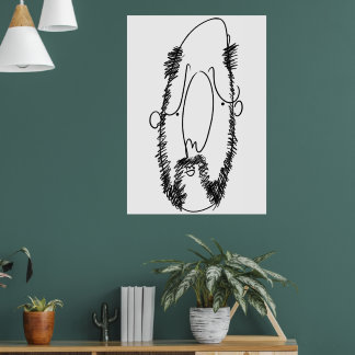 Poster Cara elegante