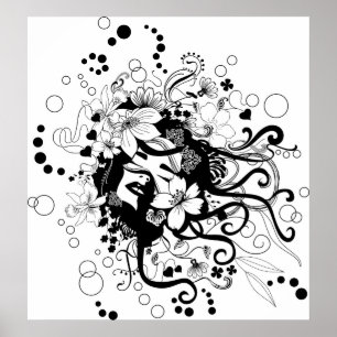 Póster Cara florescida