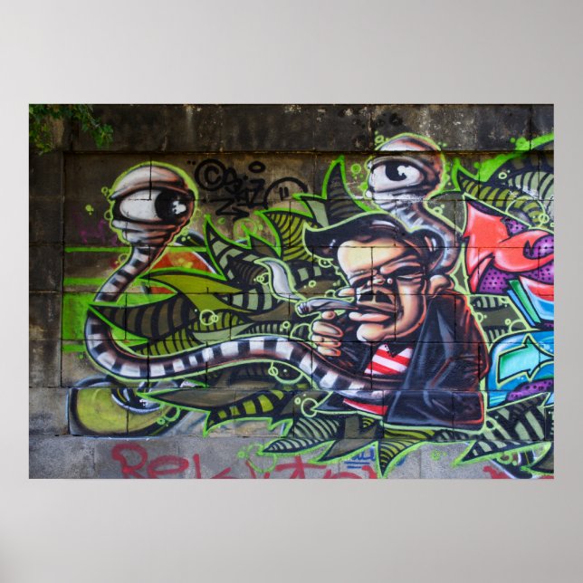 Póster Cara legal para fumar (Frente)