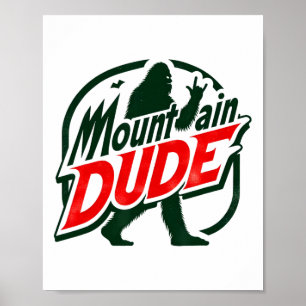 Poster Cara Montanhista Bigfoot Sasquatch Presente de Cam