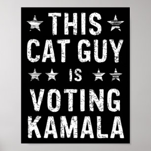 Poster Cara Para Kamala Vote Blue 2024 Presidente Harris