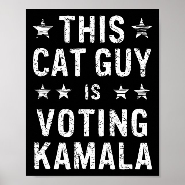 Poster Cara Para Kamala Vote Blue 2024 Presidente Harris  (Frente)