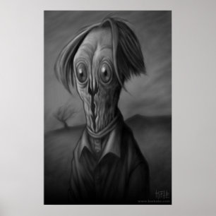 Póster Cara rachada