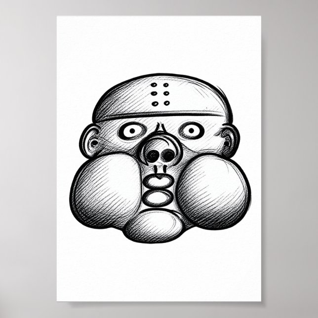 Poster Cara rechonchuda (Frente)