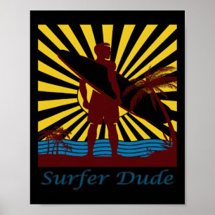 Poster Cara Surfista, Surfe 