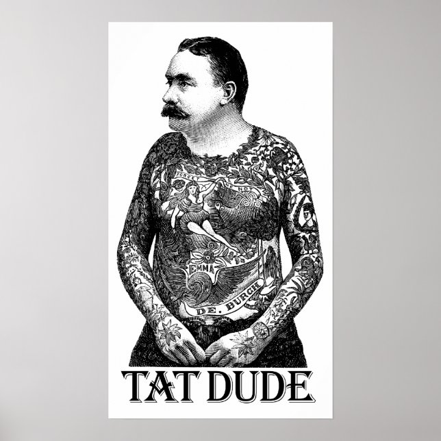 Póster Cara Tatuada (Frente)