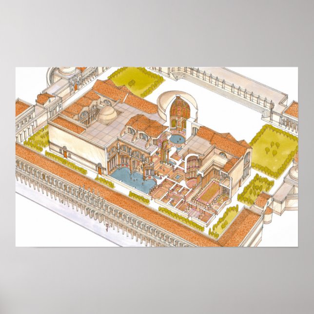 Poster Caracalla baths Roma (Frente)