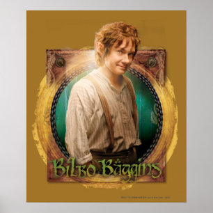 Póster Caractere BILBO BAGGINS™ com nome