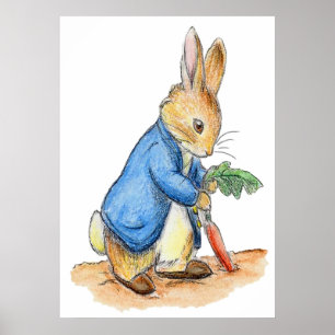 Poster Caracteres de Enfermeiro Peter Rabbit Beatrix Pott