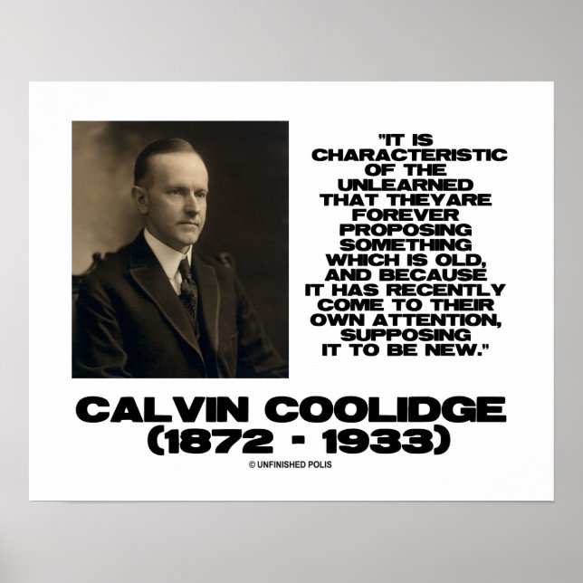 Póster Característica do Velho Novo Coolidge Não Educado (Frente)