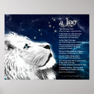 Poster Características de Leo