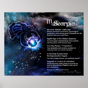 Poster Características do Scorpio