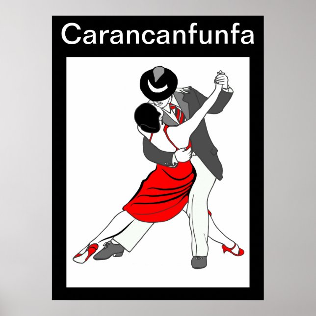 Póster Carancanfunfa Tango (Frente)