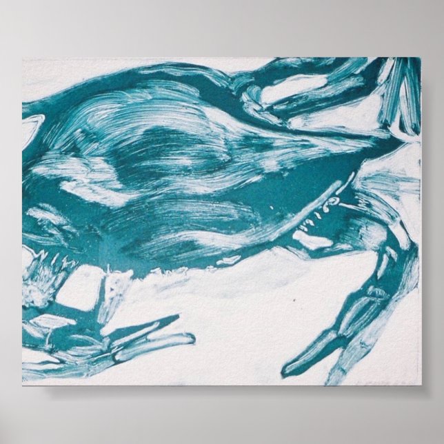 Póster caranguejo azul (Frente)