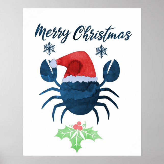 Poster Caranguejo de Natal (Frente)