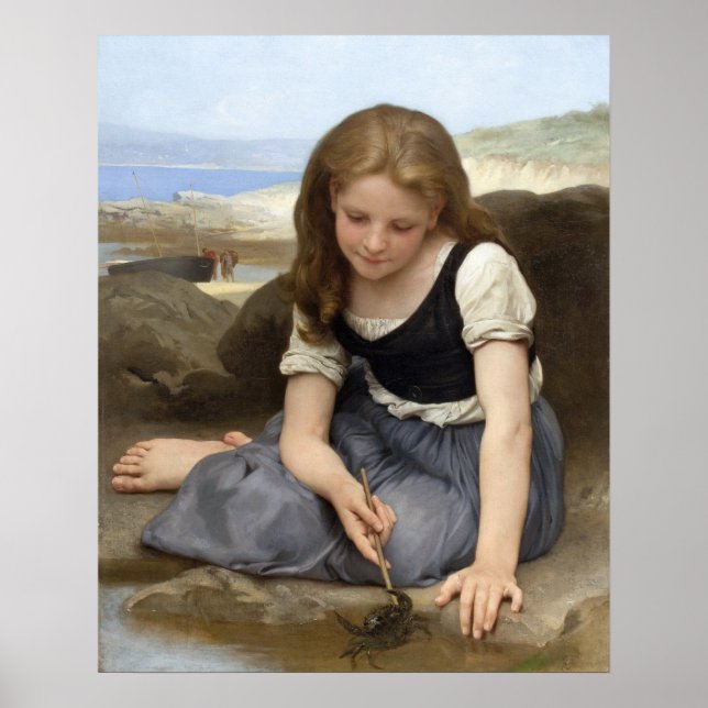 Poster Caranguejo de William-Adolphe Bouguereau (Frente)