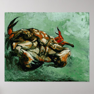 Póster Caranguejo nas costas (F605) Van Gogh Belas Artes