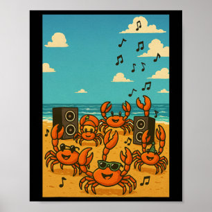 Poster Caranguejos dançantes