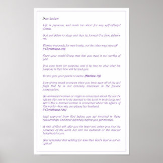 Poster Caras Senhoras - Cartaz