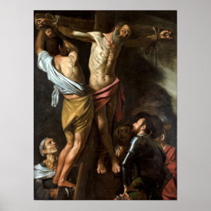 Poster Caravaggio a crucificação de St Andrew