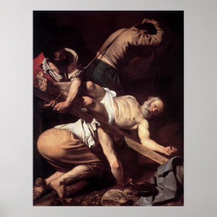 Póster Caravaggio a crucificação de St Peter
