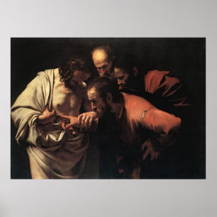 Poster Caravaggio, A Incredulidade Do Santo Thomas