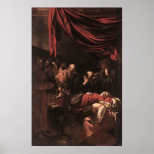 Póster Caravaggio a morte do Virgin