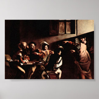 Póster Caravaggio - Apelos de Rua. Matthew