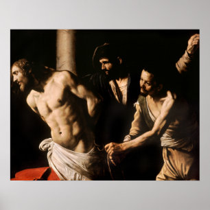 Poster Caravaggio - Cristo na Coluna