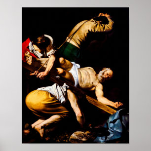 Poster Caravaggio: Crucificação do Santo Peter