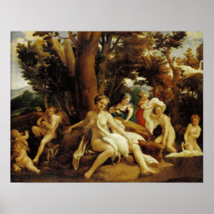 Poster Caravaggio - Leda Com O Cisne