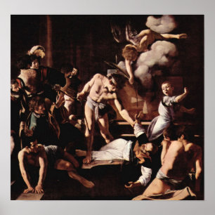 Póster Caravaggio-Martírio de St Matthew