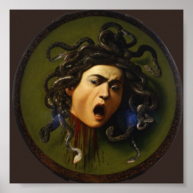 Poster Caravaggio Medusa Belas Arte (Frente)