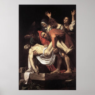 Póster Caravaggio o Entombment