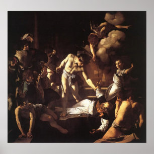 Póster Caravaggio o martírio de St Matthew