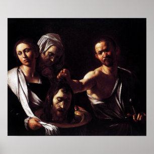 Poster Caravaggio - Salomé Com Chefe João Batista