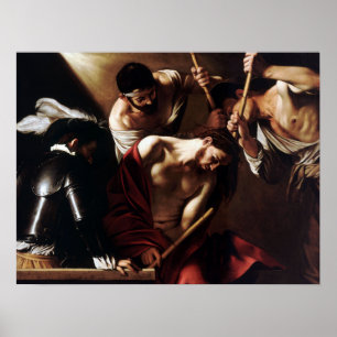 Poster Caravaggio The Crowning com Thorns