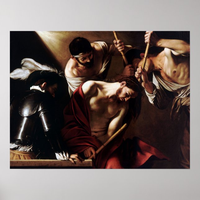 Poster Caravaggio The Crowning com Thorns (Frente)