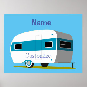 Poster Caravana Camper RV Thunder_Cove