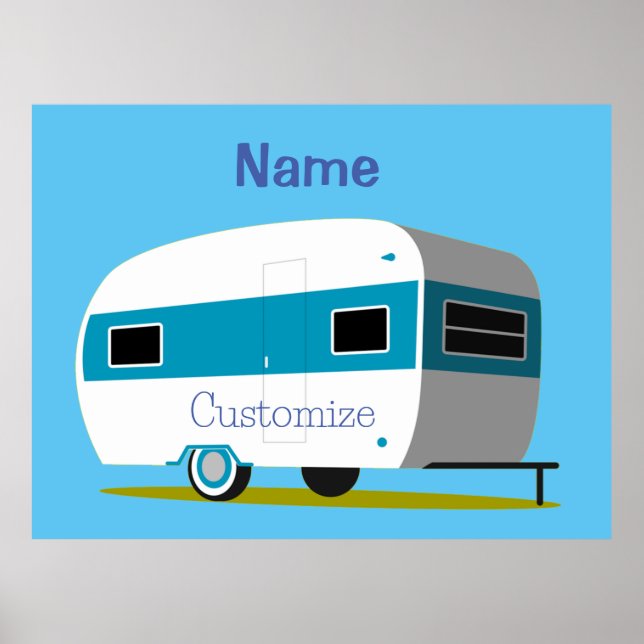 Poster Caravana Camper RV Thunder_Cove (Frente)